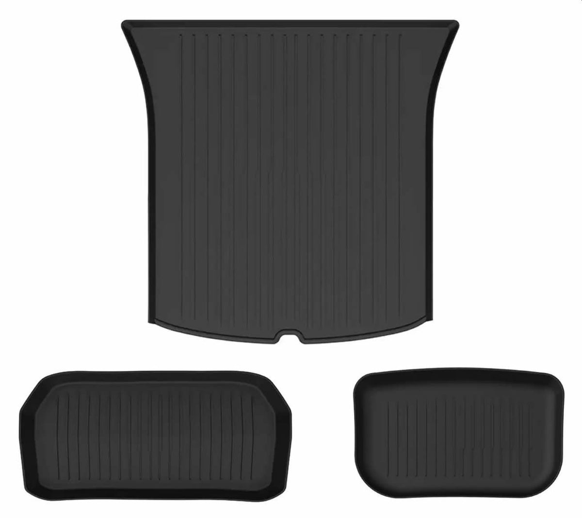 Heavy Duty 3-Piece Mat Set Frunk Boot Under Boot Liner Set For Tesla Model Y [2022-2024]