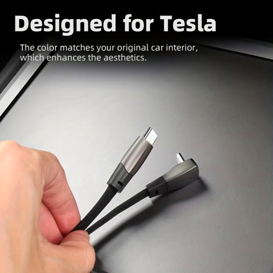 USB-C Car fast charging Cable for tesla Model 3 and Y