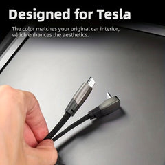 USB-C Car fast charging Cable for tesla Model 3 and Y