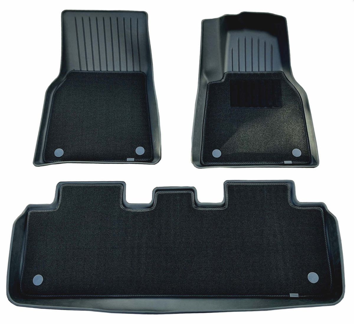 2-Layer Waterproof / Carpet All Weather Mats for Tesla Model 3 Highland [2024-2025]