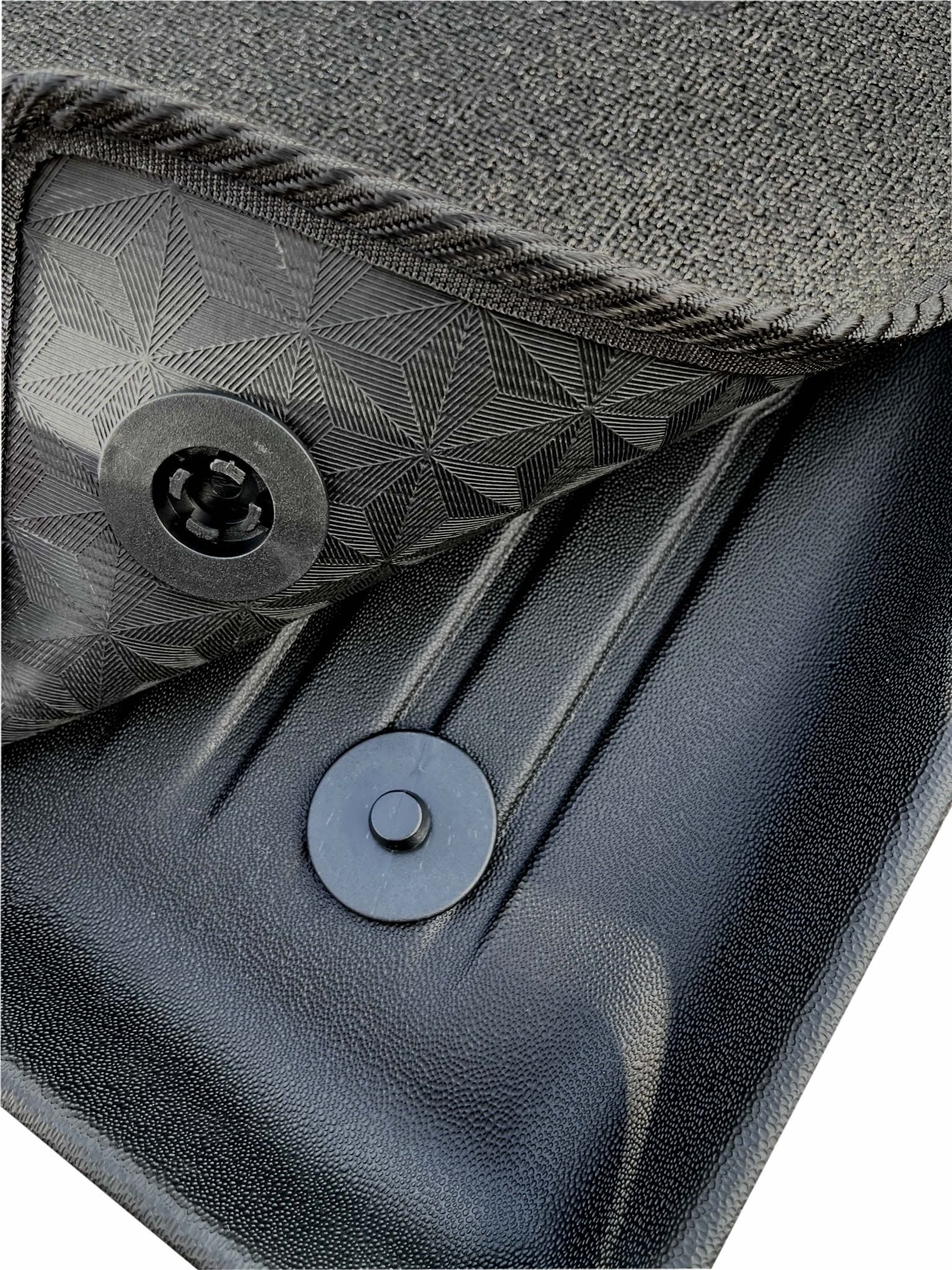 2-Layer Waterproof / Carpet All Weather Mats for Tesla Model 3 Highland [2024-2025]
