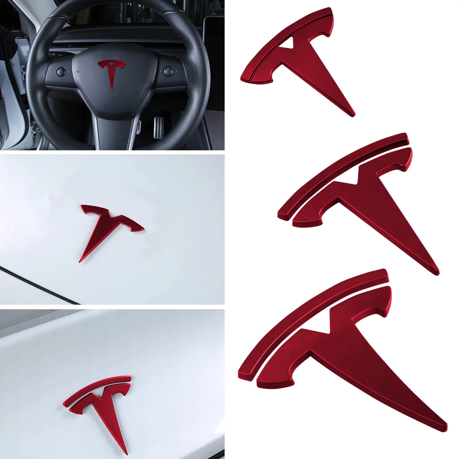 Model 3 Badge Covers (3-Pack)