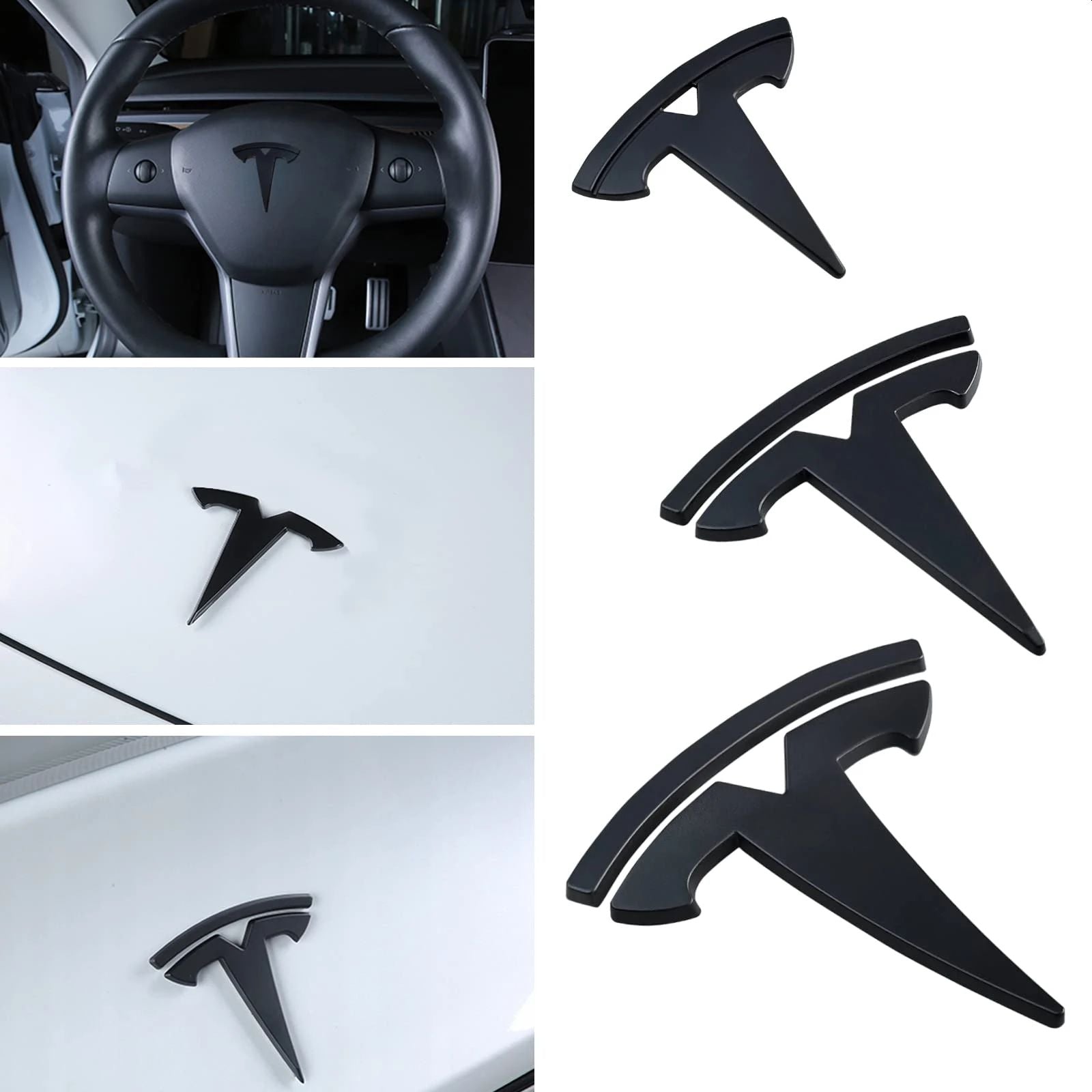 Model 3 Badge Covers (3-Pack)